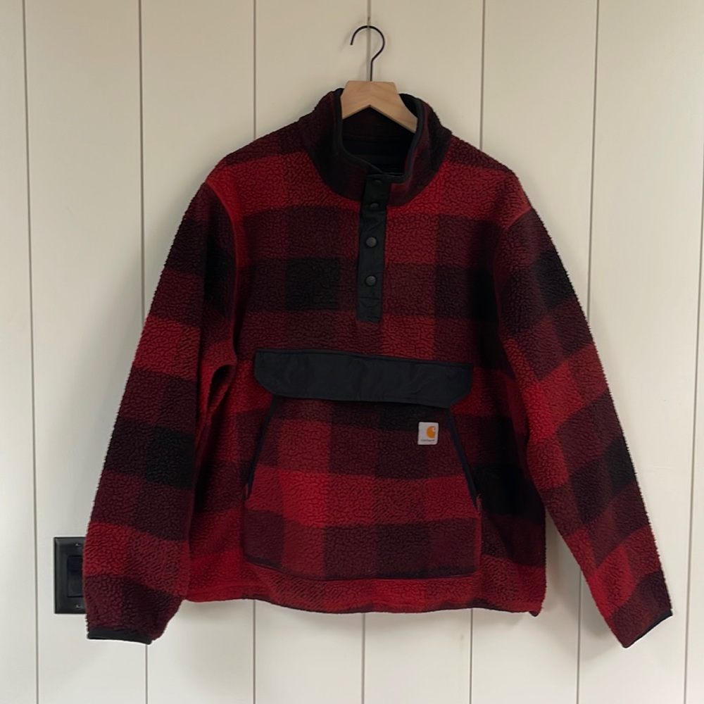 Mens Carhartt snap fleece size L